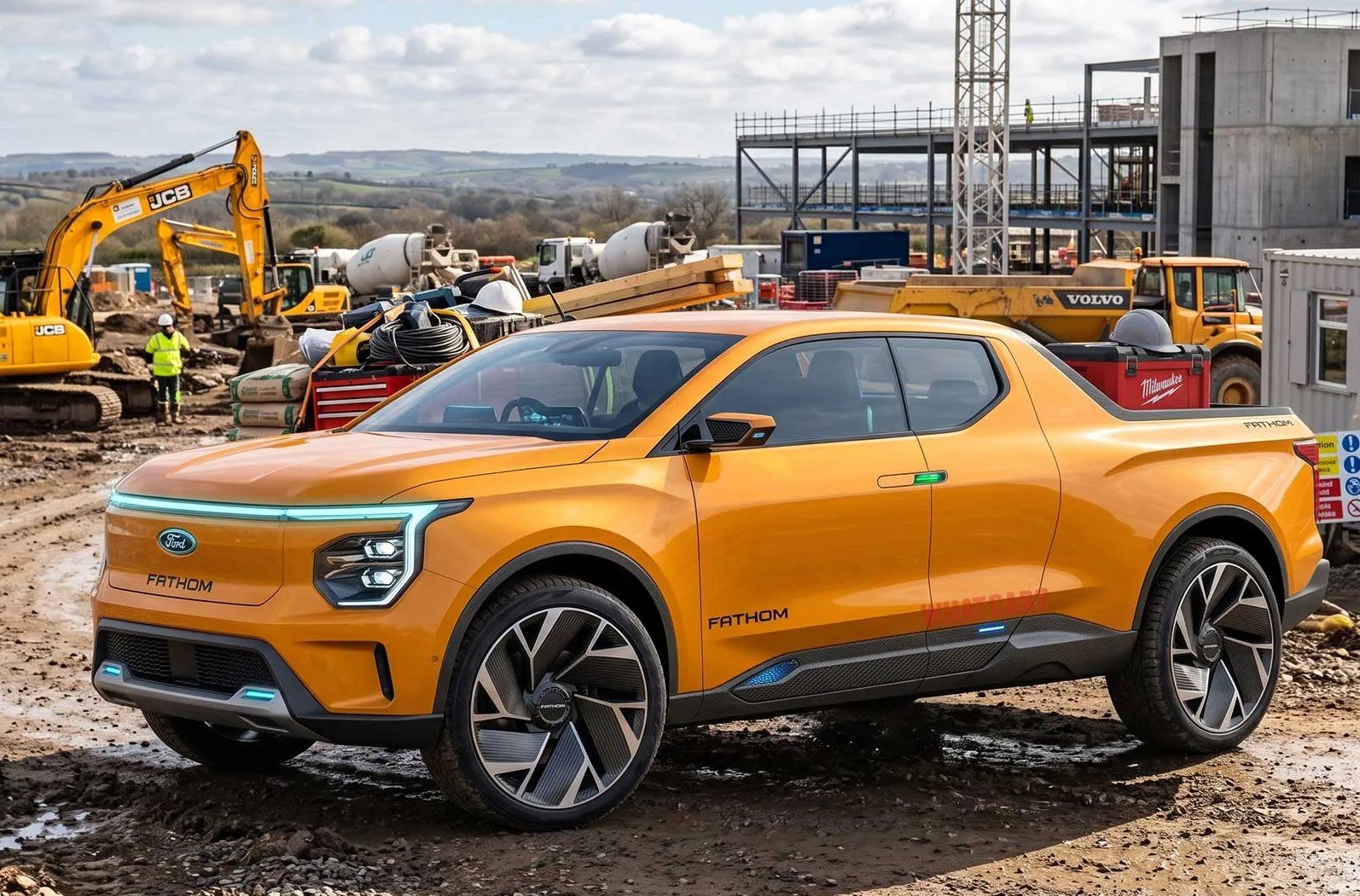 Ford Names Its Affordable Electric Pickup the Fathom, and Prices It at $29,945 Ford Names Its Affordable Electric Pickup the Fathom, and Prices It at $29,945